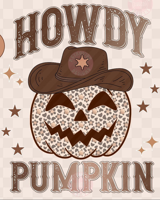 Howdy Pumpkin Hat