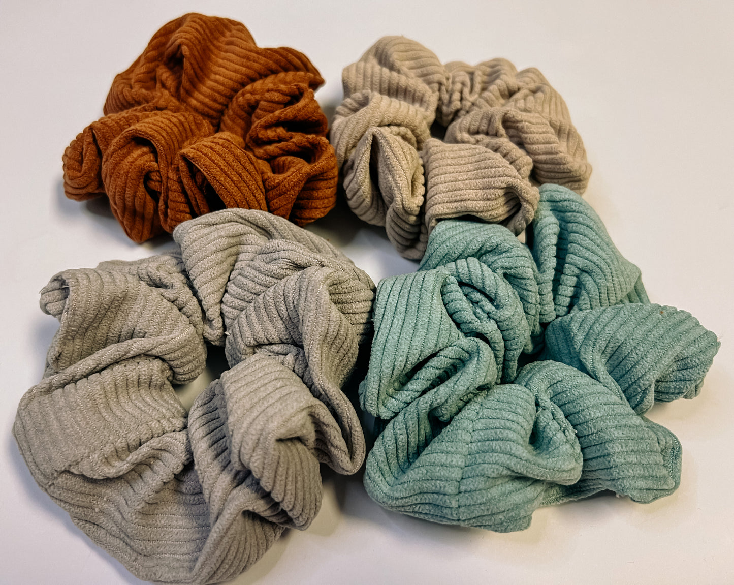 Corduroy Scrunchies